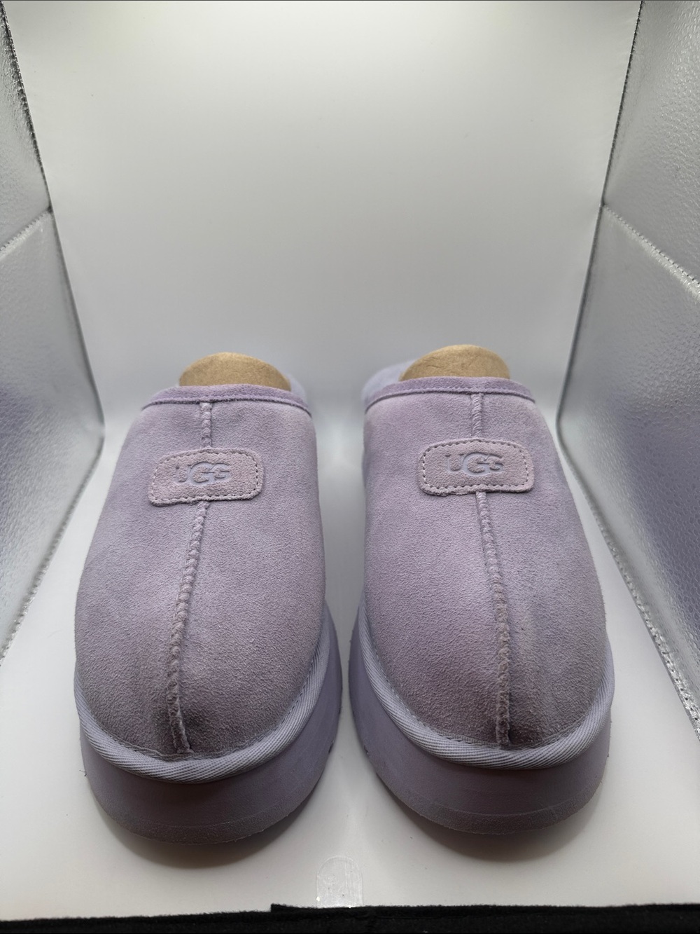 UGG Women’s Lilac Suede Slip-On Mules Size 7